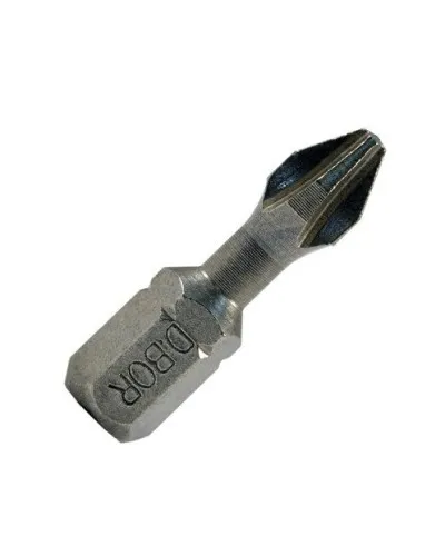 Биты Ph1x25 мм, Torsion, C 6,3 (10шт) (D-T-PH01-025-010). Биты фрезерованные. D.BOR в Майкопе