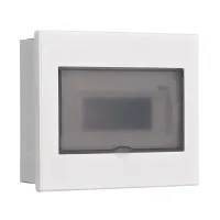 Корпус ЩРВ-М 9 модулей IP41 встраиваемый прозрачная дверь (31072DEK). Корпус пластиковый. DEKraft