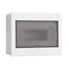Корпус ЩРВ-П 9 модулей IP41 встраиваемый прозрачная дверь (31052DEK). Корпус пластиковый. DEKraft