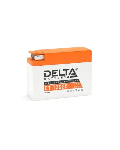 Delta CT 12025. Аккумулятор герметичный свинцово-кислотный стартерный. Delta в Майкопе