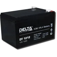 Delta DT 1212. Аккумулятор герметичный свинцово-кислотный. Delta