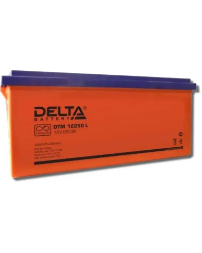 Delta DTM 12250 L. Аккумулятор герметичный свинцово-кислотный. Delta в Майкопе