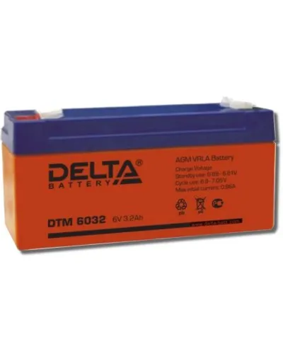 Delta DTM 6032. Аккумулятор герметичный свинцово-кислотный. Delta в Майкопе