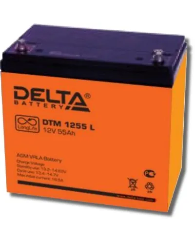 Delta DTM 1255 L. Аккумулятор герметичный свинцово-кислотный. Delta в Майкопе