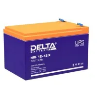 Delta HRL 12-12 X. Аккумулятор герметичный свинцово-кислотный. Delta