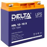 Delta HRL 12-18 X. Аккумулятор герметичный свинцово-кислотный. Delta