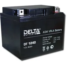 Delta DT 1240. Аккумулятор герметичный свинцово-кислотный. Delta