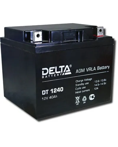 Delta DT 1240. Аккумулятор герметичный свинцово-кислотный. Delta в Майкопе