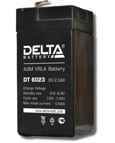 Delta DT 6023. Аккумулятор герметичный свинцово-кислотный. Delta в Майкопе