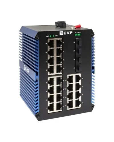 TSX-U-4GX/SFP-24GTP. Промышленный неуправляемый коммутатор. EKF в Майкопе