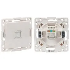 Стокгольм Механизм Розетки RJ-45 1-местной (EYK01-035-10). Механизм Розетки RJ-45 1-местной. EKF