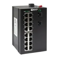 TSX-U-2GX/SFP-16GT. Промышленный неуправляемый коммутатор. EKF