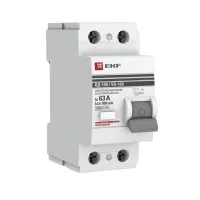 УЗО ВД-100 2P 63А 300мА тип AC эл-мех  PROxima (elcb-2-63-300-em-pro). Выключатель дифференциального тока (УЗО). EKF