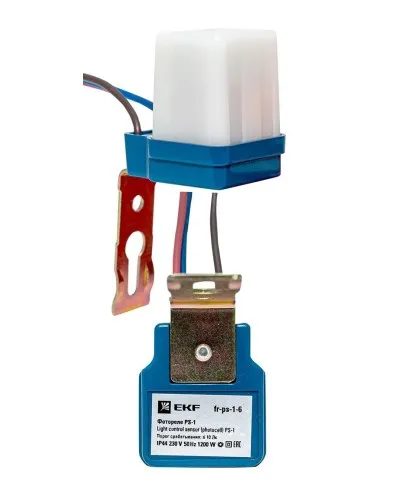 Фотореле PS-1 6А 1200Вт IP44 (fr-ps-1-6). Фотореле. EKF в Майкопе