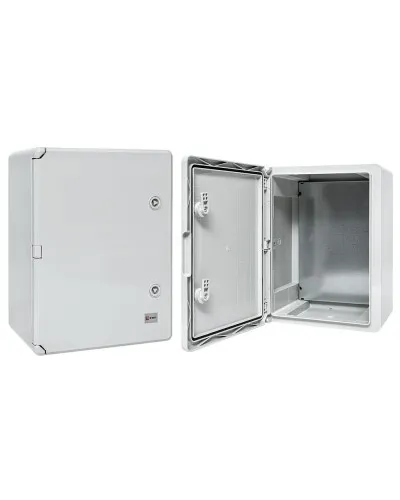 Бокс пластиковый с монтажной платой 400х300х220 IP65 PROxima (PB65MP004). Бокс пластиковый антивандальный. EKF в Майкопе
