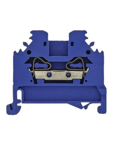 JXB-S-2.5 2-проводная, синяя (plc-jxb-s-2.5b). Колодка клеммная пружинная. EKF в Майкопе
