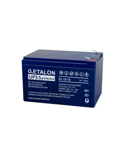 G.ETALON GL 12-12. Аккумулятор герметичный свинцово-кислотный. ETALON в Майкопе