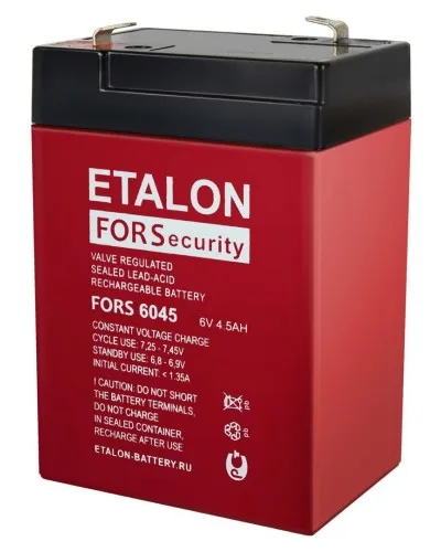 ETALON FORS 6045. Аккумулятор герметичный свинцово-кислотный. ETALON в Майкопе