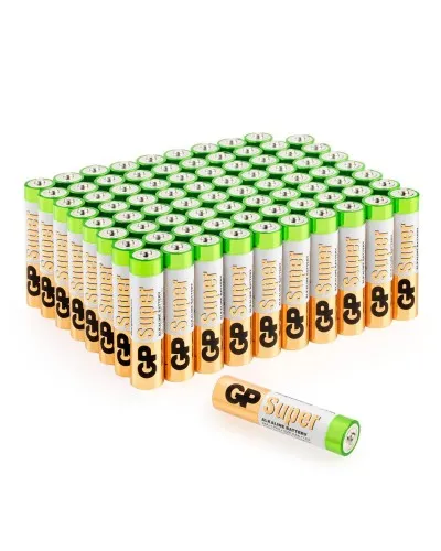 GP Super Alkaline 24A AAA (GP 24A-2CRVS80), упак. 80 шт.. Алкалиновые батарейки. GP Batteries в Майкопе