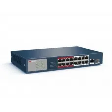 DS-3E0318P-E/M(B). Коммутатор с питанием POE. Hikvision