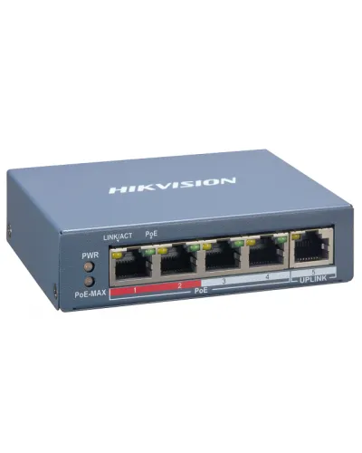 DS-3E1105P-EI. Коммутатор с POE. Hikvision в Майкопе
