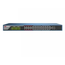 DS-3E0326P-E/M(B). Коммутатор с питанием POE. Hikvision