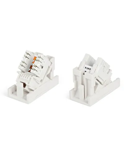 SIP2K-C6-M45-22.5. Вставка 45x22,5 с наклонным модулем RJ-45 категории 6. Hyperline в Майкопе