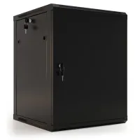 TWB-0445-SR-RAL9004. Шкаф телекоммуникационный 19 настенный 4U. Hyperline