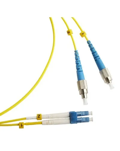 FC-D2-9-FC/UR-LC/UR-H-1M-LSZH-YL. Патч-корд волоконно-оптический FC/UPC-LC/UPC. Hyperline в Майкопе