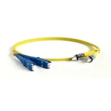 FC-D2-9A1-SC/UR-ST/UR-H-1M-LSZH-WH. Патч-корд волоконно-оптический ST-SC. Hyperline