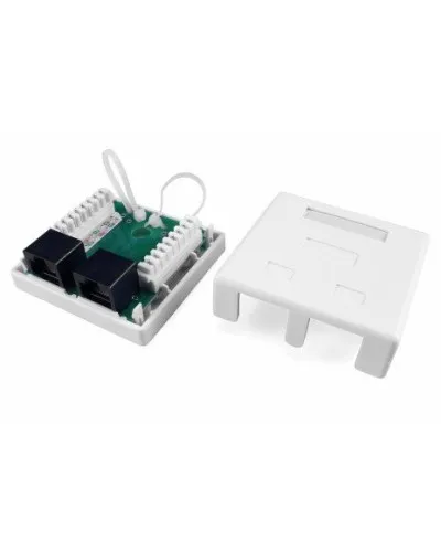 SB1-2-8P8C-C5e-WH. Розетка RJ-45. Hyperline в Майкопе
