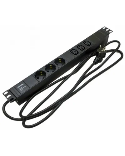 SHE19-3SH-3IEC-2.5EU. Блок розеток 19. Hyperline в Майкопе