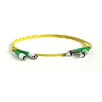 FC-D2-9-FC/AR-ST/AR-H-1M-LSZH-YL. Патч-корд волоконно-оптический ST-FC. Hyperline