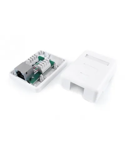 SB1-1-8P8C-C6-SH-WH. Розетка RJ-45. Hyperline в Майкопе