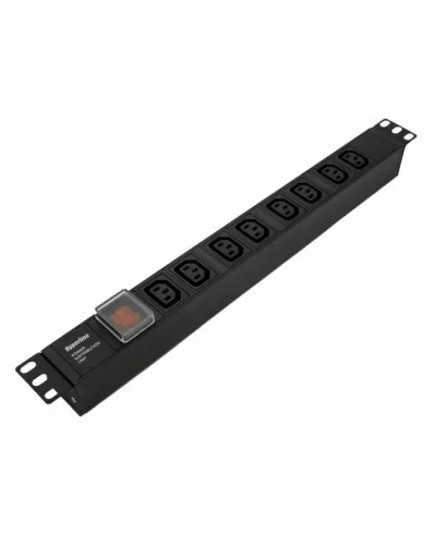 SHE19-8IEC-S-IEC. Блок розеток 19. Hyperline в Майкопе
