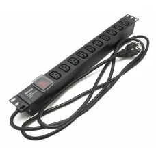 SHE19-10IEC-S-2.5EU. Блок розеток 19. Hyperline