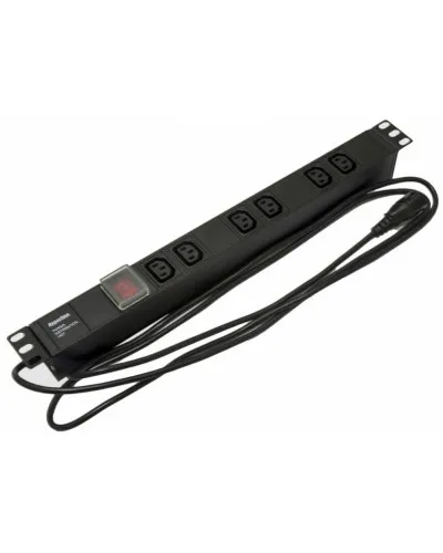 SHE19-6IEC-S-2.5IEC. Блок розеток 19. Hyperline в Майкопе