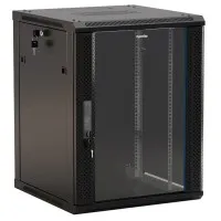 TWB-1545-GP-RAL9004. Шкаф телекоммуникационный 19 настенный 15U. Hyperline