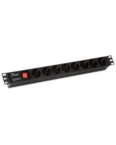 SHE19-8SH-S-IEC. Блок розеток 19. Hyperline в Майкопе