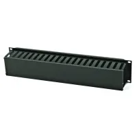 CM-2U-PL-COV. Кабельный организатор пластиковый с крышкой, 19, 2U. Hyperline