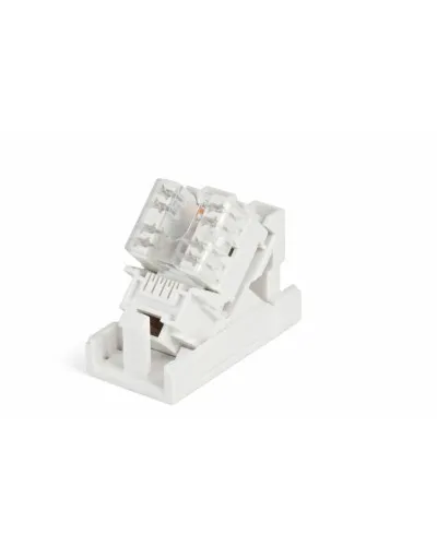 SIP2K-C5E-M45-22.5. Вставка 45х22,5 с наклонным модулем RJ-45 категории 5е. Hyperline в Майкопе
