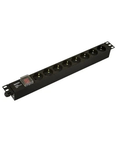 SHE19-8SH-S-CB. Блок розеток 19. Hyperline в Майкопе