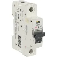 M10N 1P C 40А 10кА ARMAT (AR-M10N-1-C040). Автоматический выключатель. IEK