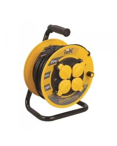 УК50 4 места, 50м (WKP15-16-04-50-44). Удлинитель на катушке Industrial plus. IEK в Майкопе