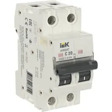 M10N 2P C 20А 10кА ARMAT (AR-M10N-2-C020). Автоматический выключатель. IEK