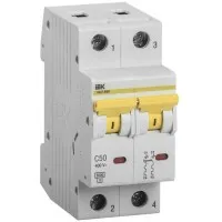 ВА47-60M 2P C 50А 6кА KARAT (MVA31-2-050-C). Автоматический выключатель. IEK
