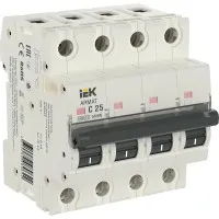 M06N 4P C 25А 6кА ARMAT (AR-M06N-4-C025). Автоматический выключатель. IEK