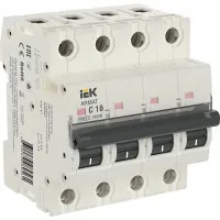 M06N 4P C 16А 6кА ARMAT (AR-M06N-4-C016). Автоматический выключатель. IEK