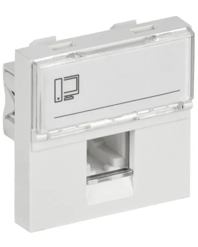 Розетка RJ45 кат.6 PRIMER РКИ-20-00-П-6 белый IEK (PR-KK40D-RI-0-2-1C06U-K01). Розетка RJ-45. IEK в Майкопе