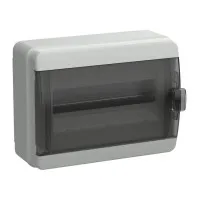 Корпус пластиковый КМПн-12 IP65 TEKFOR (TF5-KP72-N-12-65-K03-K02). Корпус модульный пластиковый черная прозрачная дверь. IEK